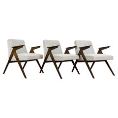 Set Of 3, Mid Century Armchairs "Bunny" Type 300-177, Europe, 1970's