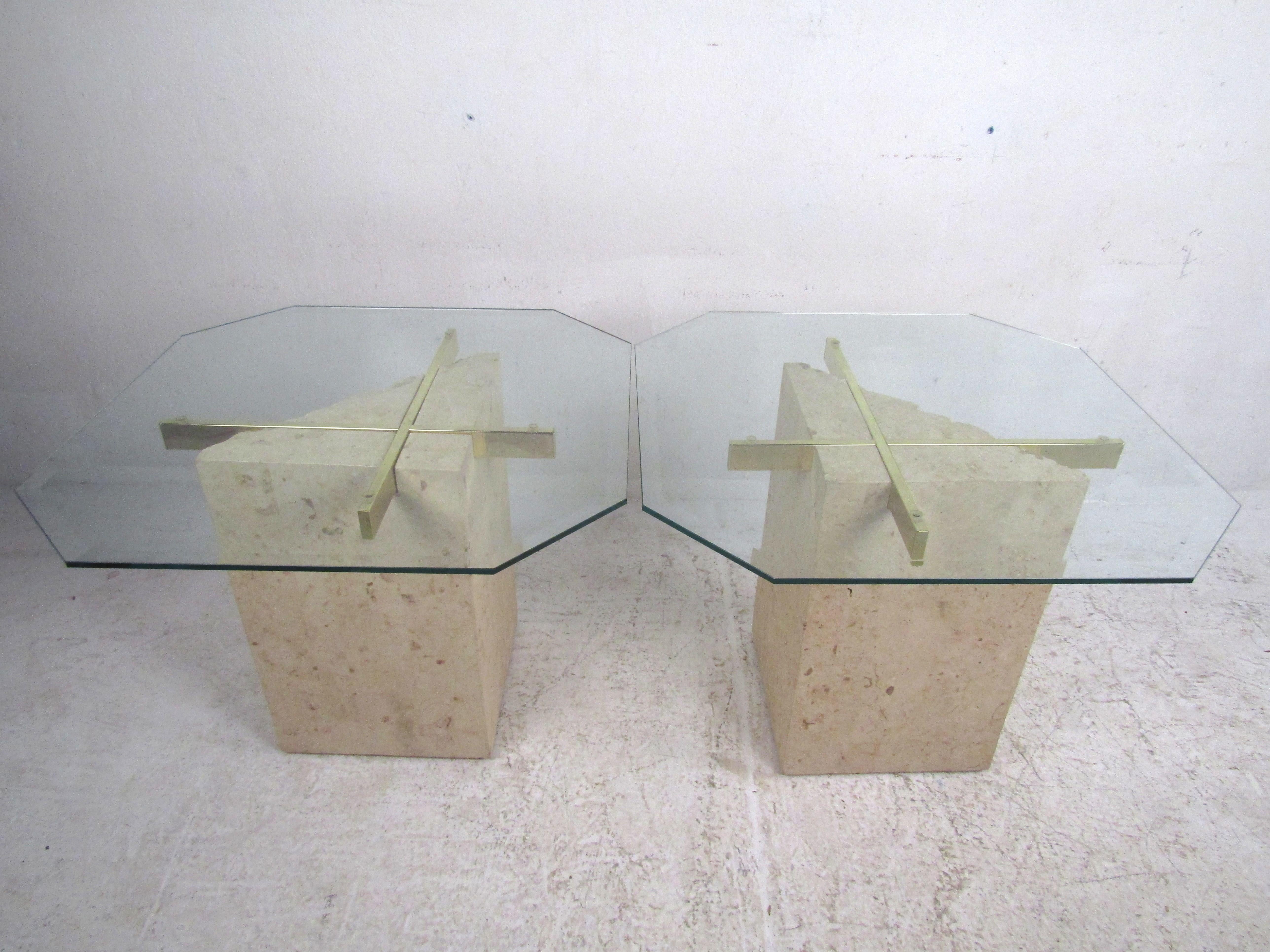 Set of 3 Midcentury Artedi Style Tables For Sale 7