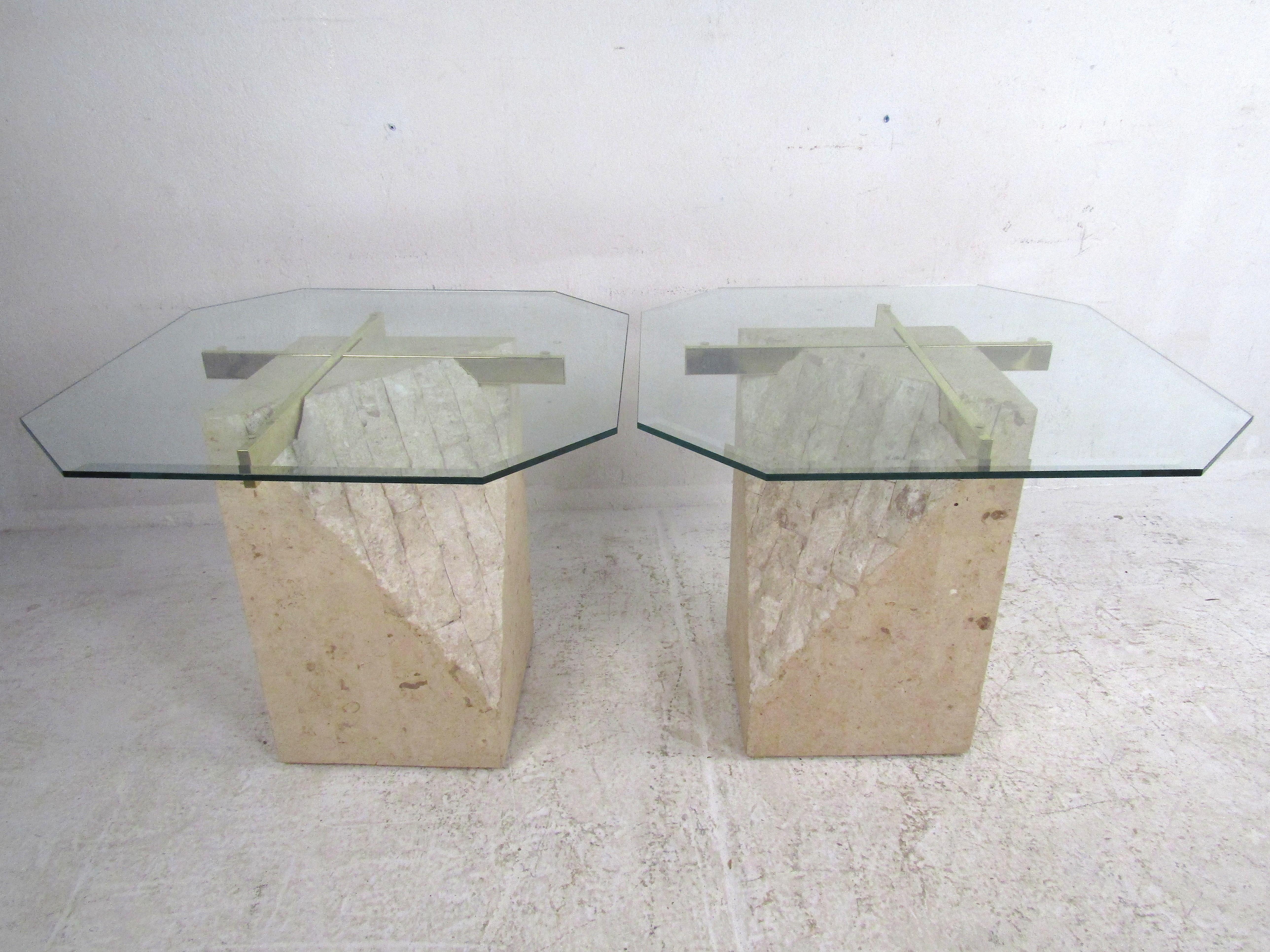 Set of 3 Midcentury Artedi Style Tables For Sale 3