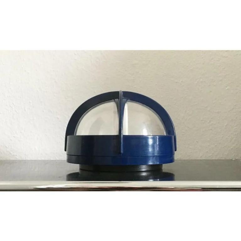 20th Century Set of 3 Mid-Century Danish Model Pirat Metal Outdoor Wall Lamps For Sale