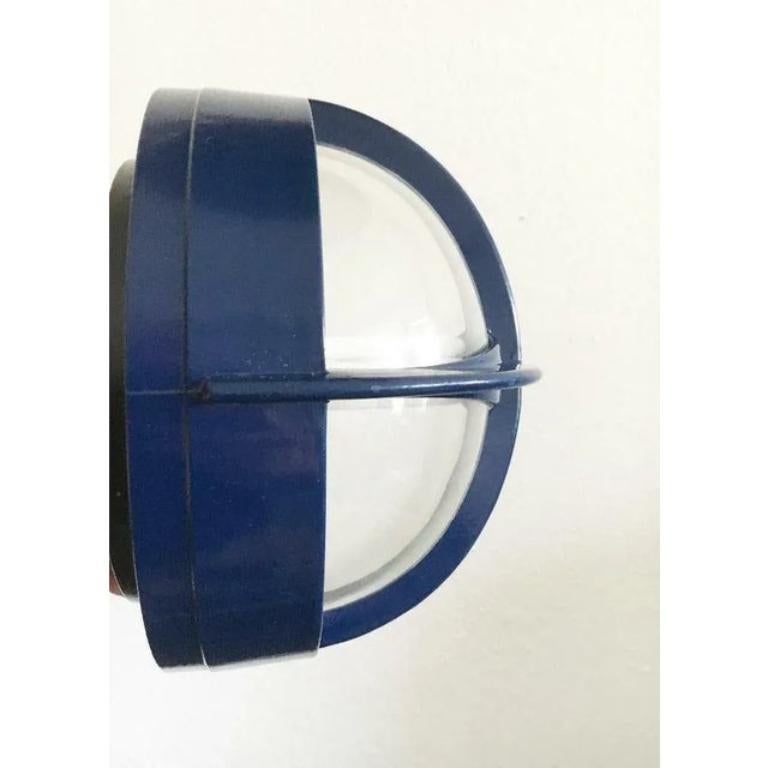 Set of 3 Mid-Century Danish Model Pirat Metal Outdoor Wall Lamps For Sale 1