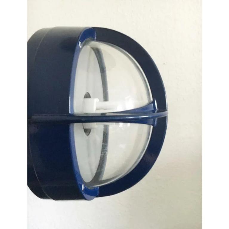 Set of 3 Mid-Century Danish Model Pirat Metal Outdoor Wall Lamps For Sale 3