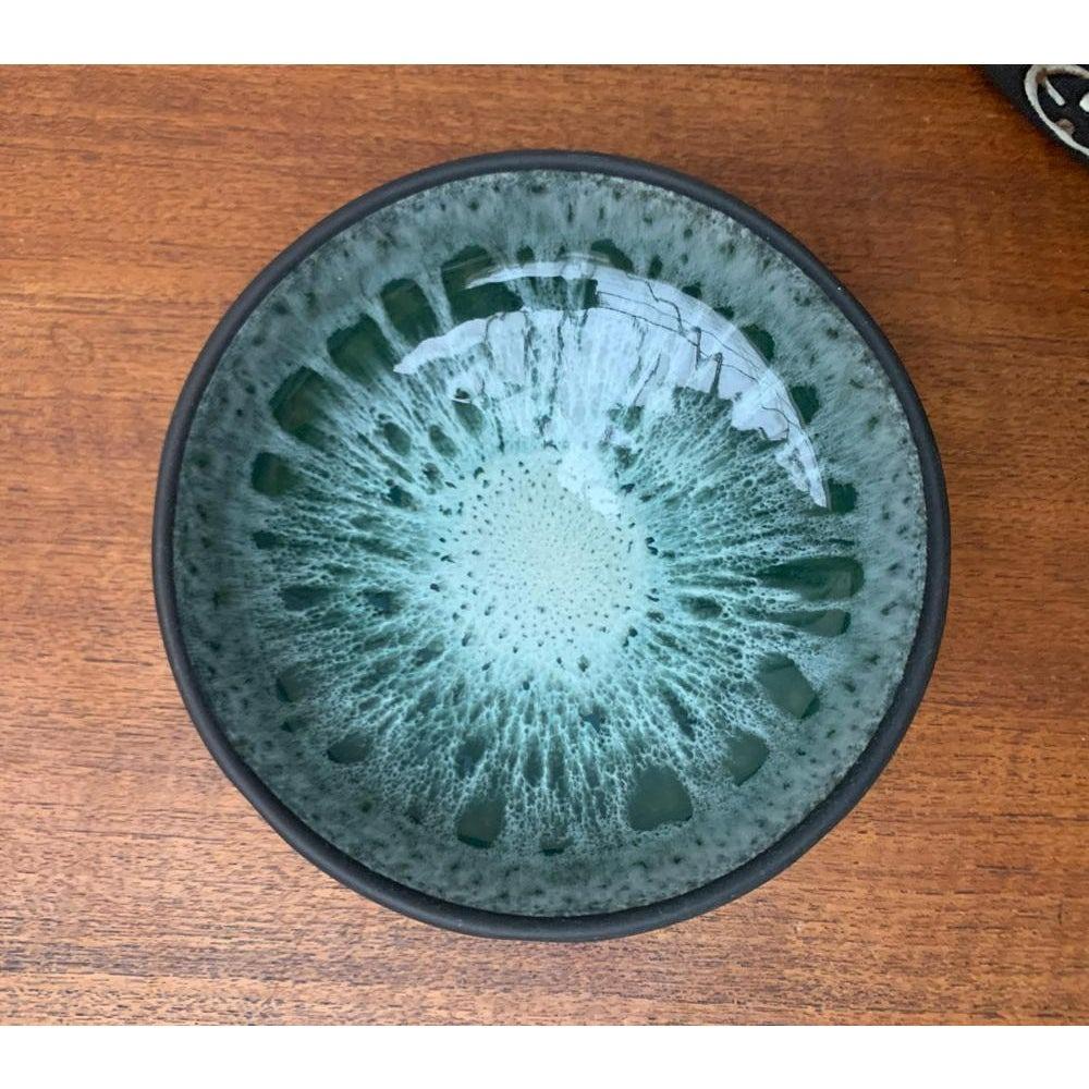Set di 3 ciotole in Studio Pottery danese di metà secolo di Frank Keramik, anni '60 in vendita 3