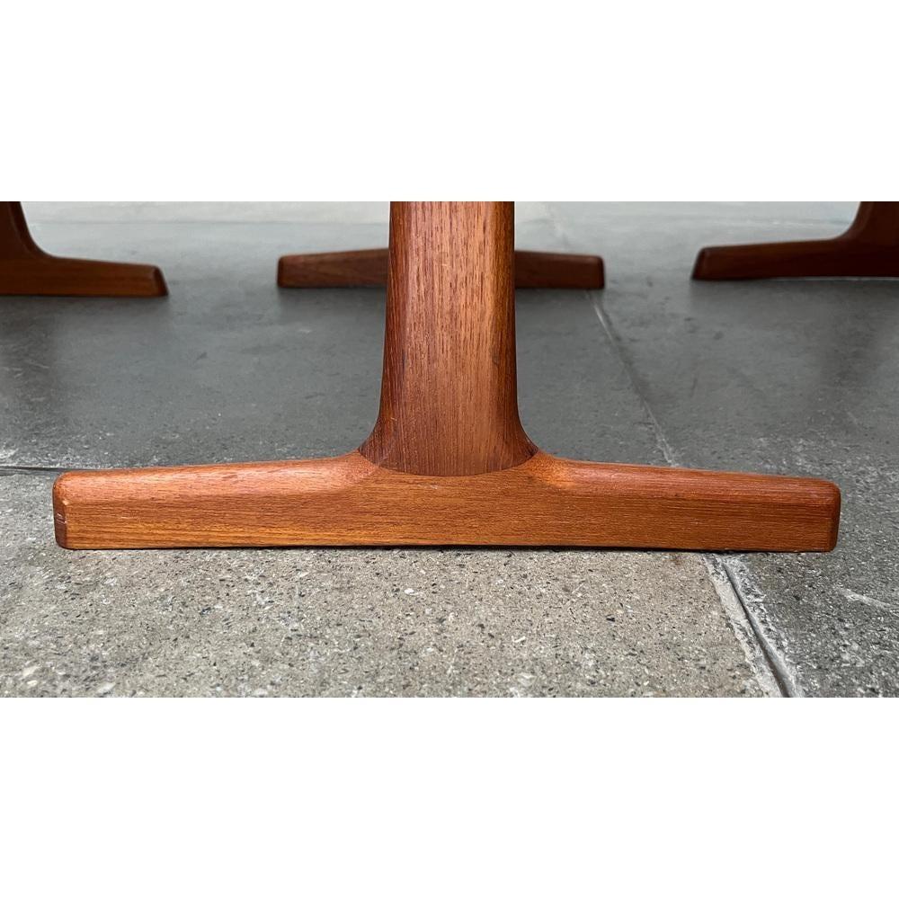 Set of 3 Mid-Century Danish Teak Nesting Tables from Vildbjerg Møbelfabrik, 960s For Sale 2