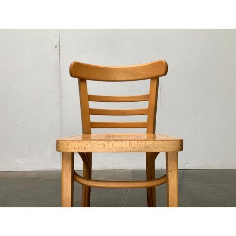 Set of 3 Mid-Century German Bentwood Chairs by ZPM Radomsko, 1950s In Excellent Condition For Sale In Hamburg, DE