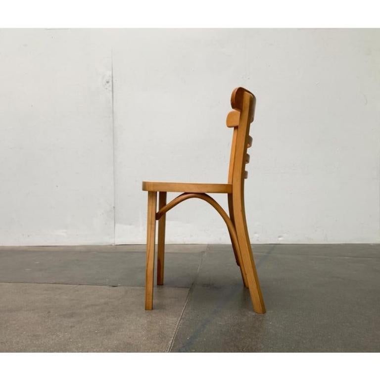 Set of 3 Mid-Century German Bentwood Chairs by ZPM Radomsko, 1950s For Sale 1