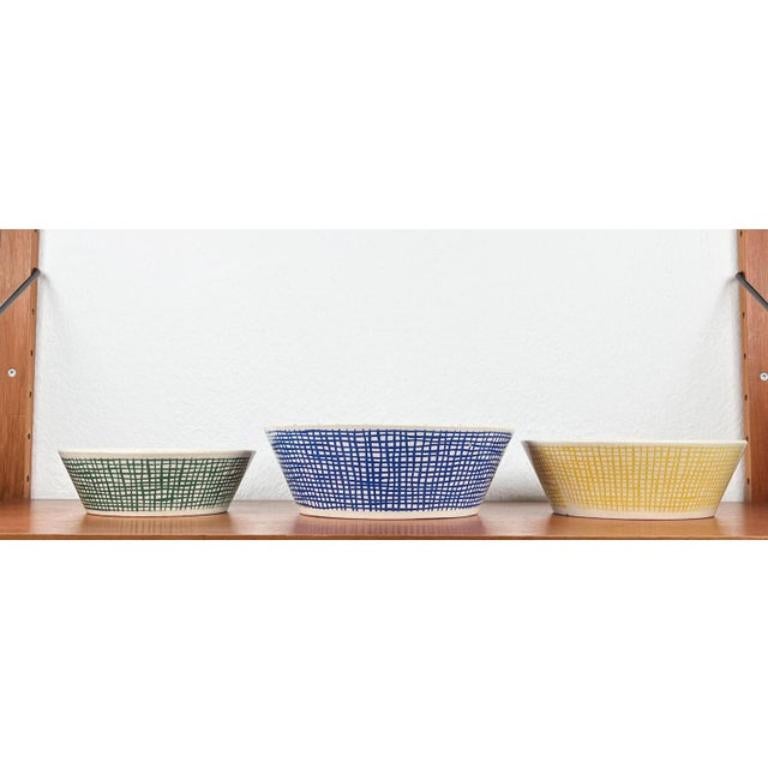 Set of 3 Mid-Century German Ceramic Bowls from Limburg, 1960s For Sale 1