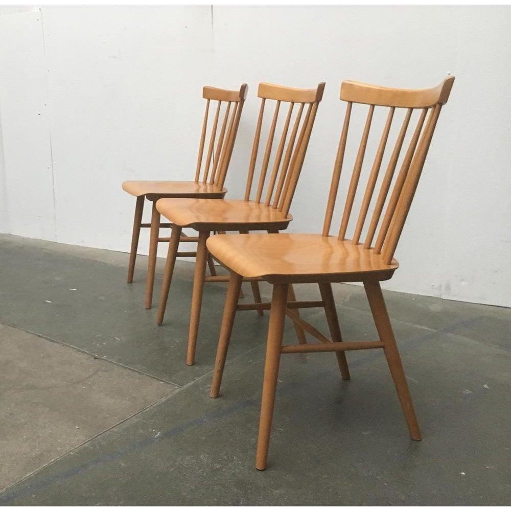 XX secolo Set di 3 sedie da pranzo tedesche di metà secolo, anni '60 in vendita