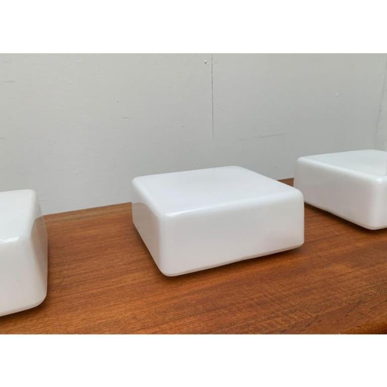 Set di 3 lampade da parete o da soffitto minimaliste tedesche di metà secolo di Rzb in vendita 1