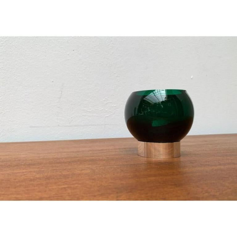 Set of 3 Mid-Century German Space Age Glass Ball Bowl from Quist, 1960s For Sale 4