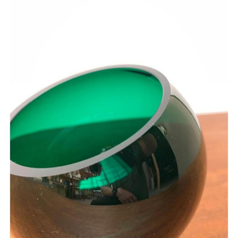 Set of 3 Mid-Century German Space Age Glass Ball Bowl from Quist, 1960s For Sale 5