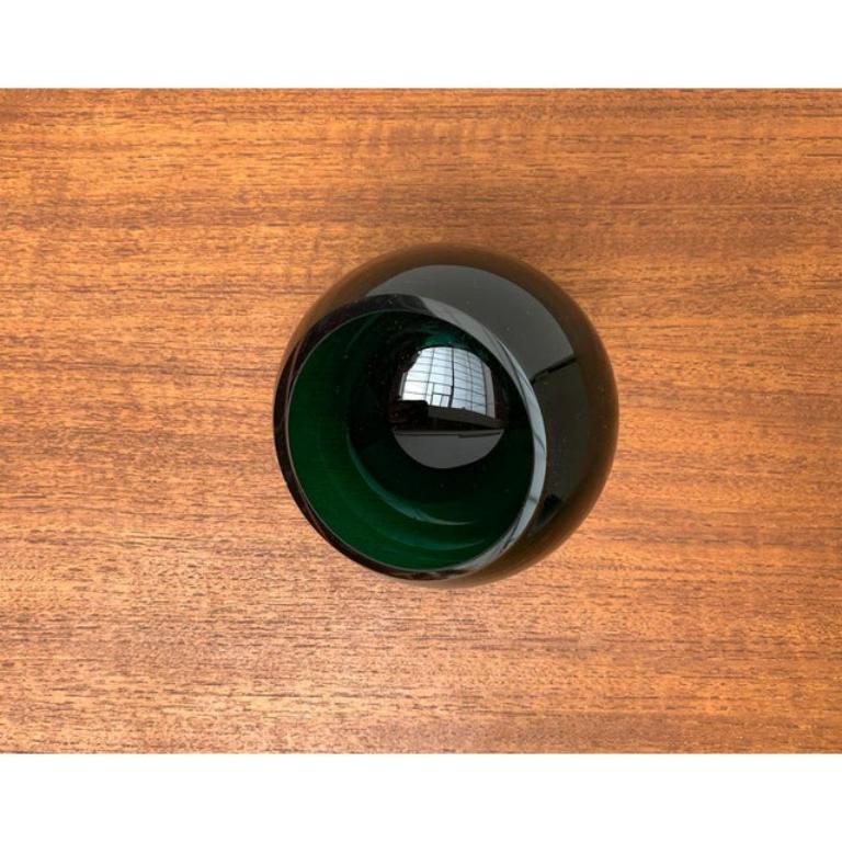 20th Century Set of 3 Mid-Century German Space Age Glass Ball Bowl from Quist, 1960s For Sale