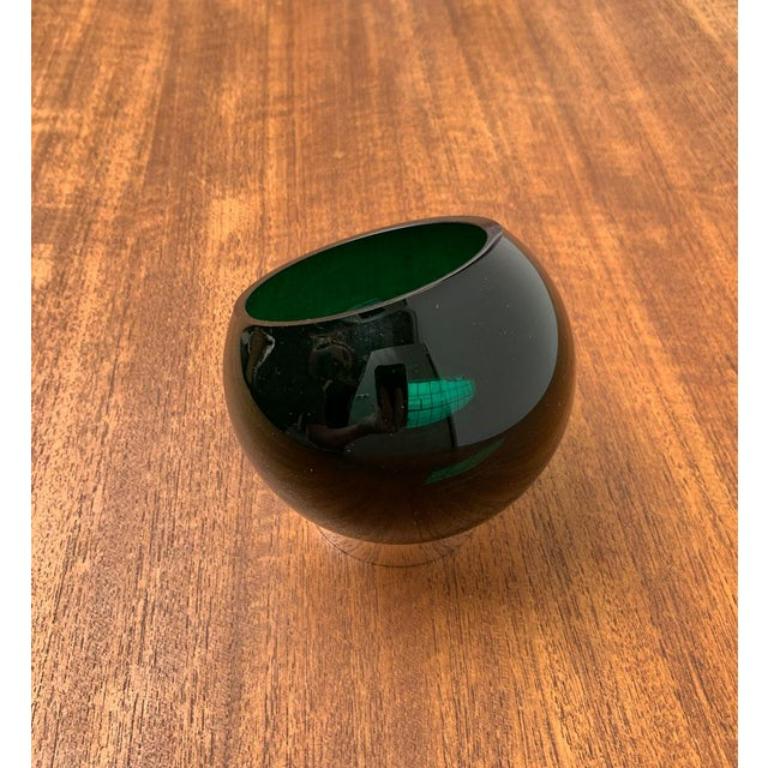 Set of 3 Mid-Century German Space Age Glass Ball Bowl from Quist, 1960s For Sale 1