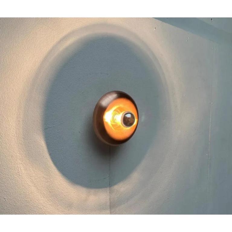 Juego de 3 lámparas de pared en forma de seta de la era espacial alemana de mediados de siglo de Teka, años 60 en Excelente estado para la venta en Hamburg, DE