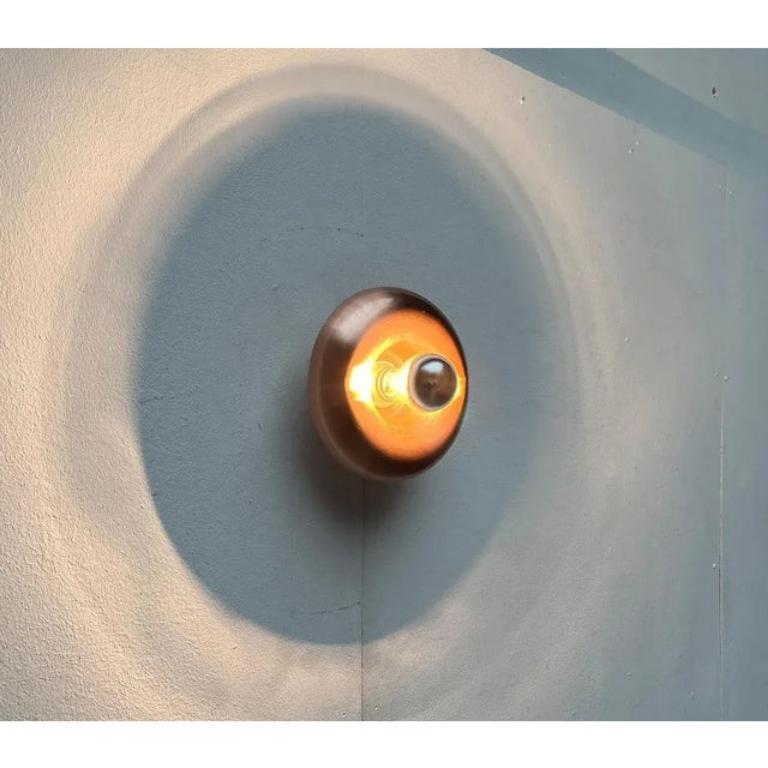 Juego de 3 lámparas de pared en forma de seta de la era espacial alemana de mediados de siglo de Teka, años 60 en venta 1