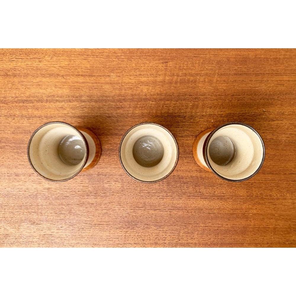 Set of 3 Mid-Century German Studio Pottery Mugs from Inseltöpferei, 1960s For Sale 4