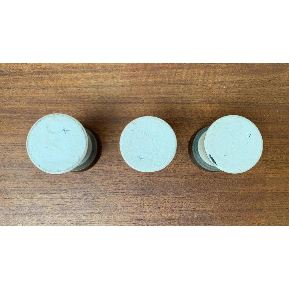 Set of 3 Mid-Century German Studio Pottery Mugs from Inseltöpferei, 1960s For Sale 5