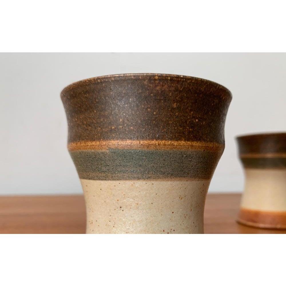 Set of 3 Mid-Century German Studio Pottery Mugs from Inseltöpferei, 1960s For Sale 2