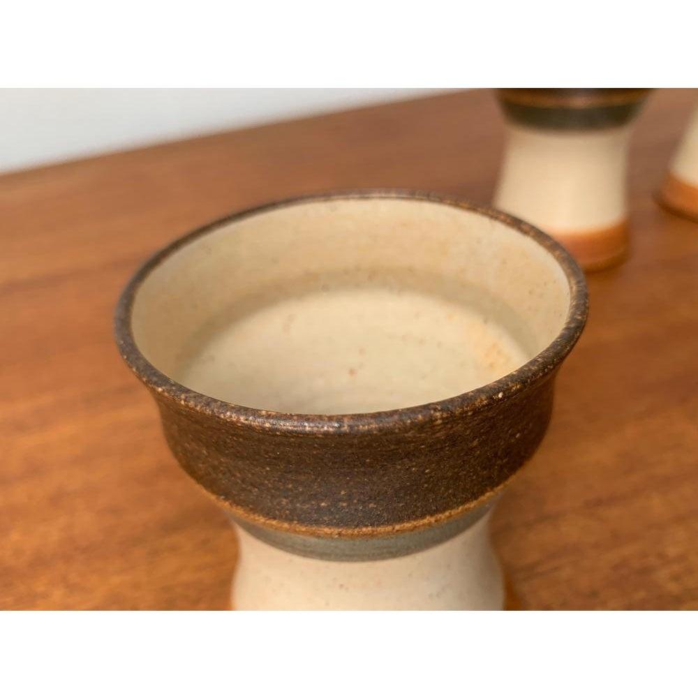 Set of 3 Mid-Century German Studio Pottery Mugs from Inseltöpferei, 1960s For Sale 3