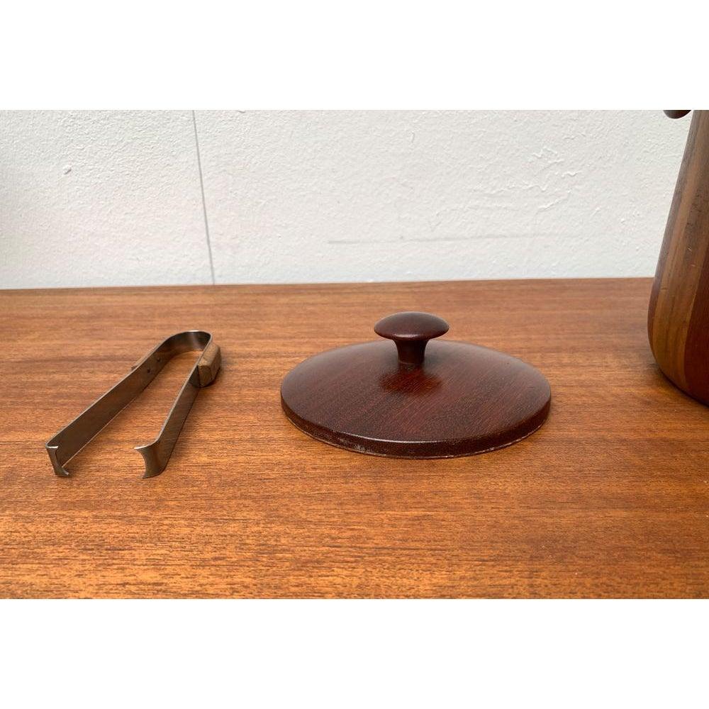 Set of 3 Mid-Century Ice Bucket in Wood, 1960s For Sale 4