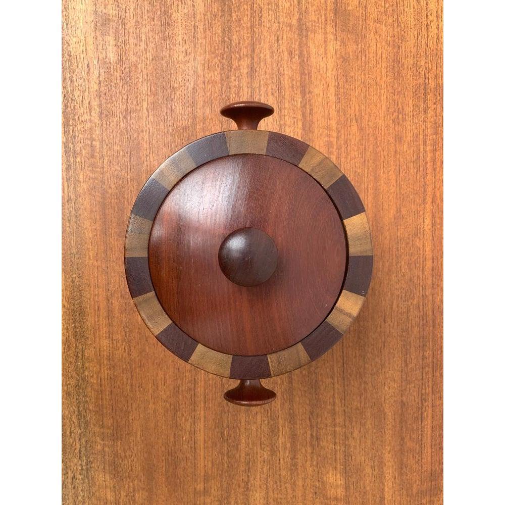 Set of 3 Mid-Century Ice Bucket in Wood, 1960s In Excellent Condition For Sale In Hamburg, DE
