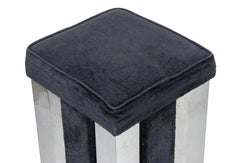 Set of 3 Mid-Century Italian Square Bar Stools, 1970s, Italy