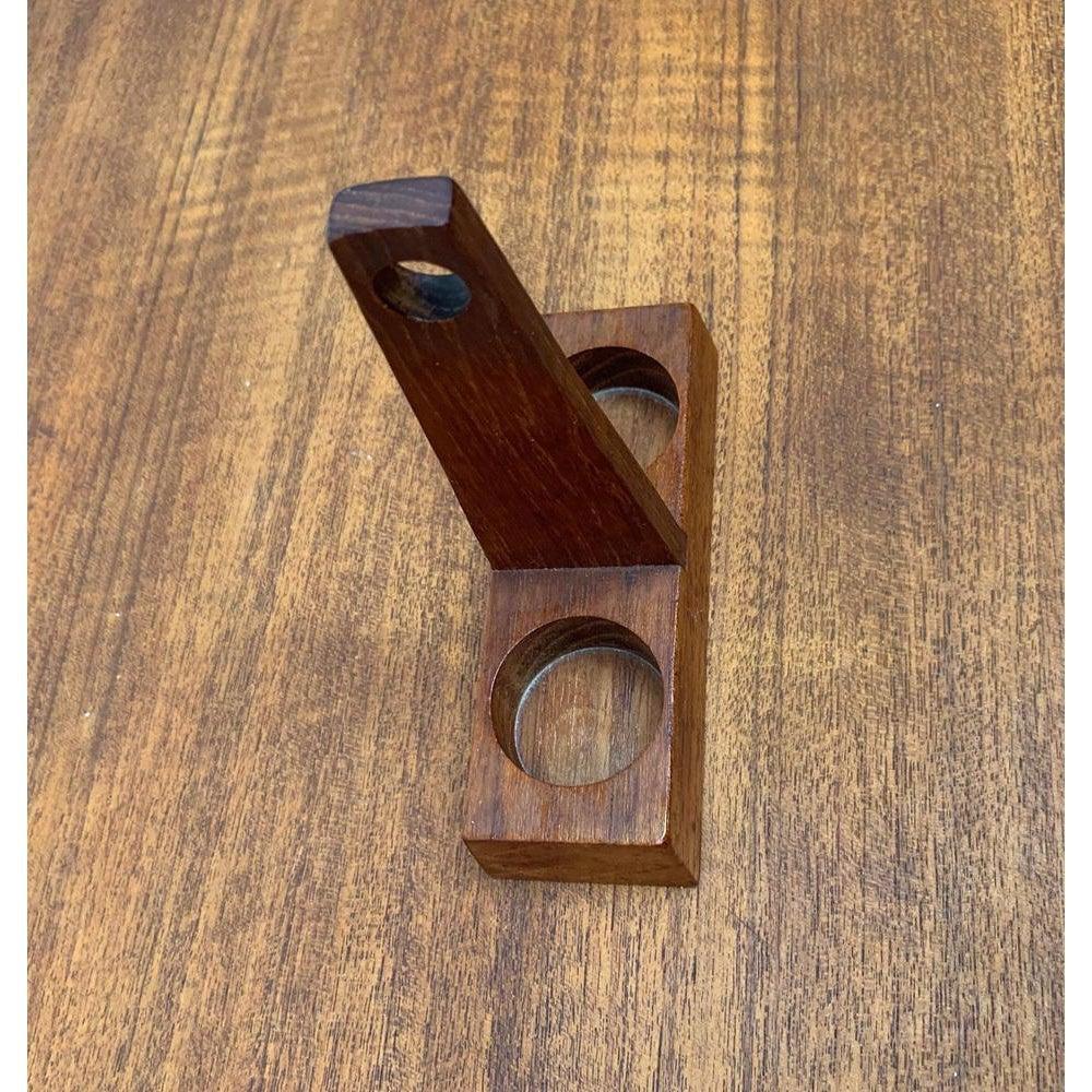 Juego de 3 pimenteros y saleros italianos de teca de mediados de siglo de Anri Form, Italia en venta 3