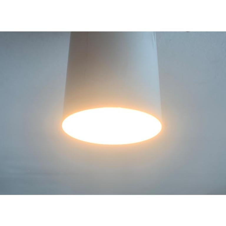 Set of 3 Mid-Century Minimalist Pipe Ceiling Lamp For Sale 5