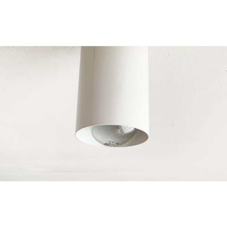 Mid-Century Modern Set of 3 Mid-Century Minimalist Pipe Ceiling Lamp For Sale