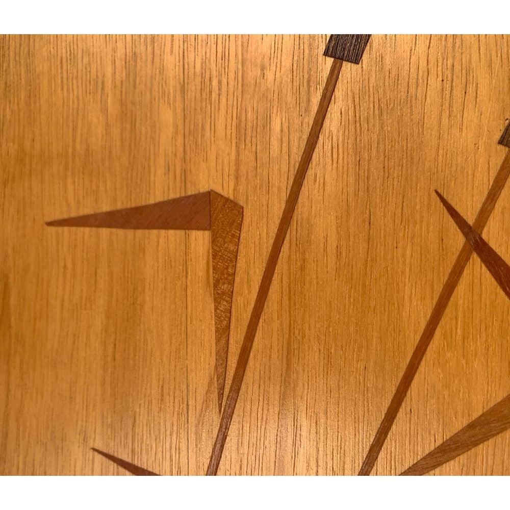 20th Century Set of 3 Mid-Century Minimalist Wooden Wall Plaques, 1960s For Sale