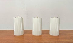Set of 3 Mid-Century Modern German Minimalist Pendant Lamps A.F. Gangkofner Erco