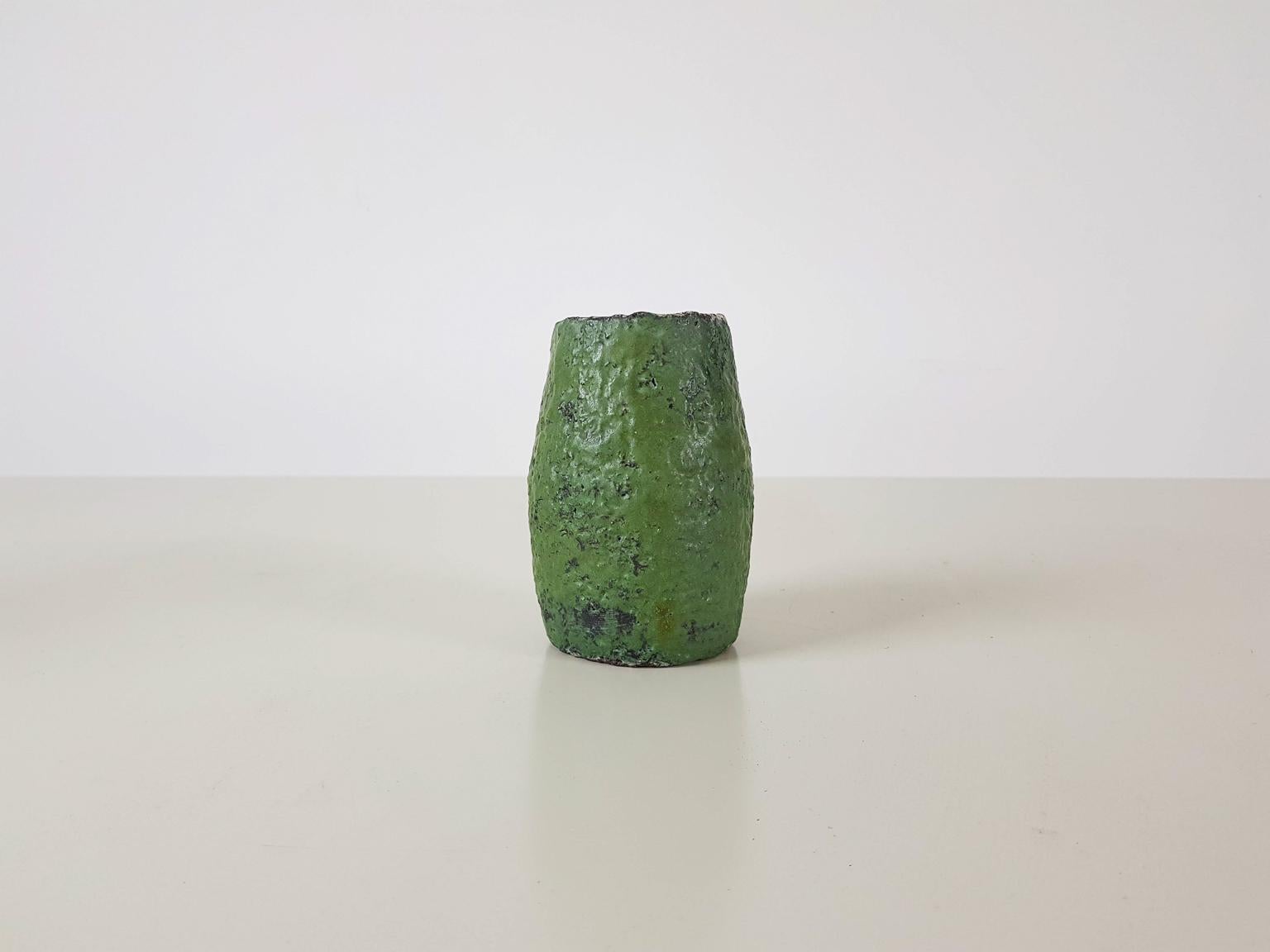 Mid-Century moderno Set di 3 vasi in ceramica 