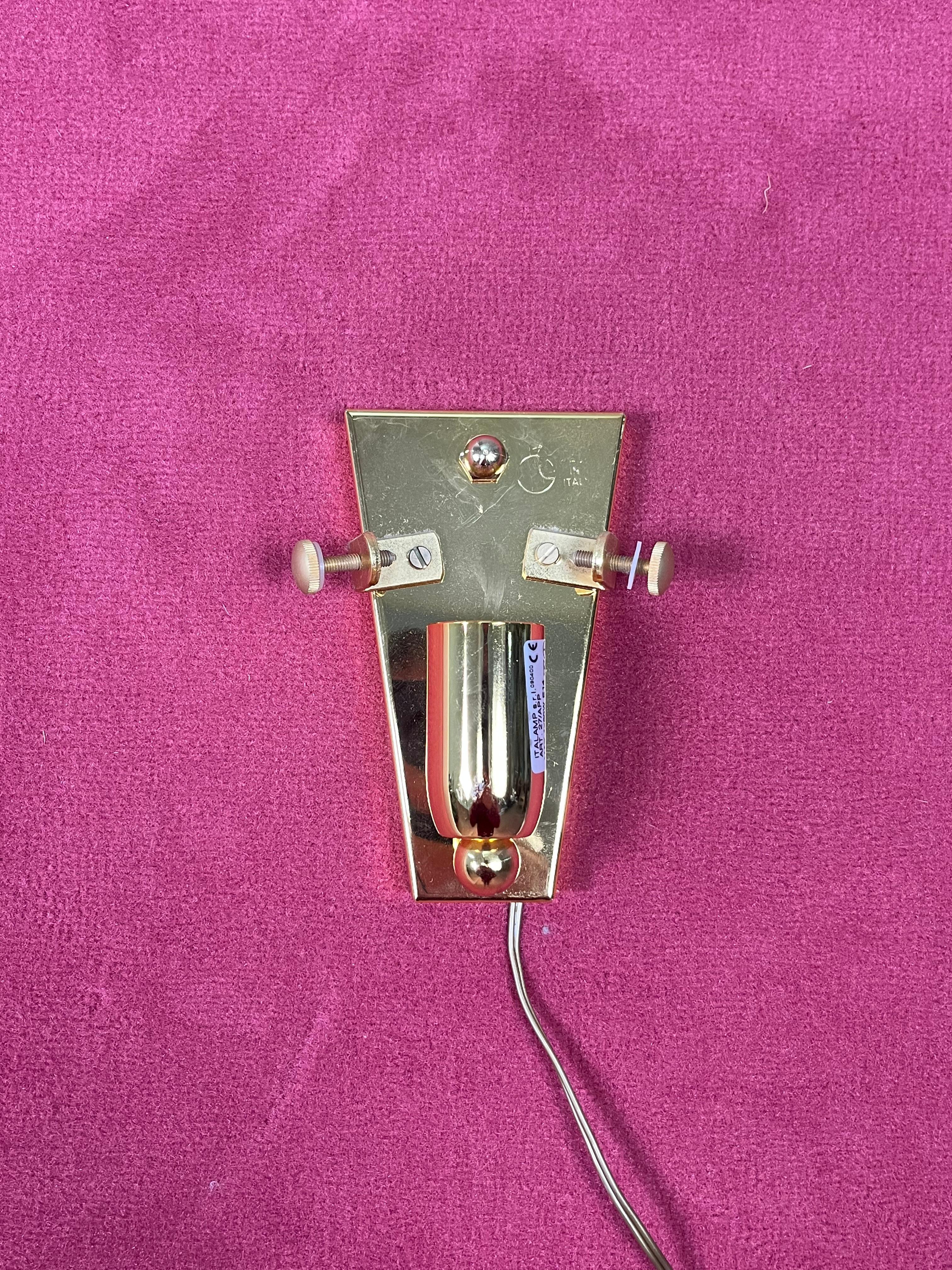 Set Of 3 Mid-Century Murano Glass Wall Lamps, 1960s For Sale 14