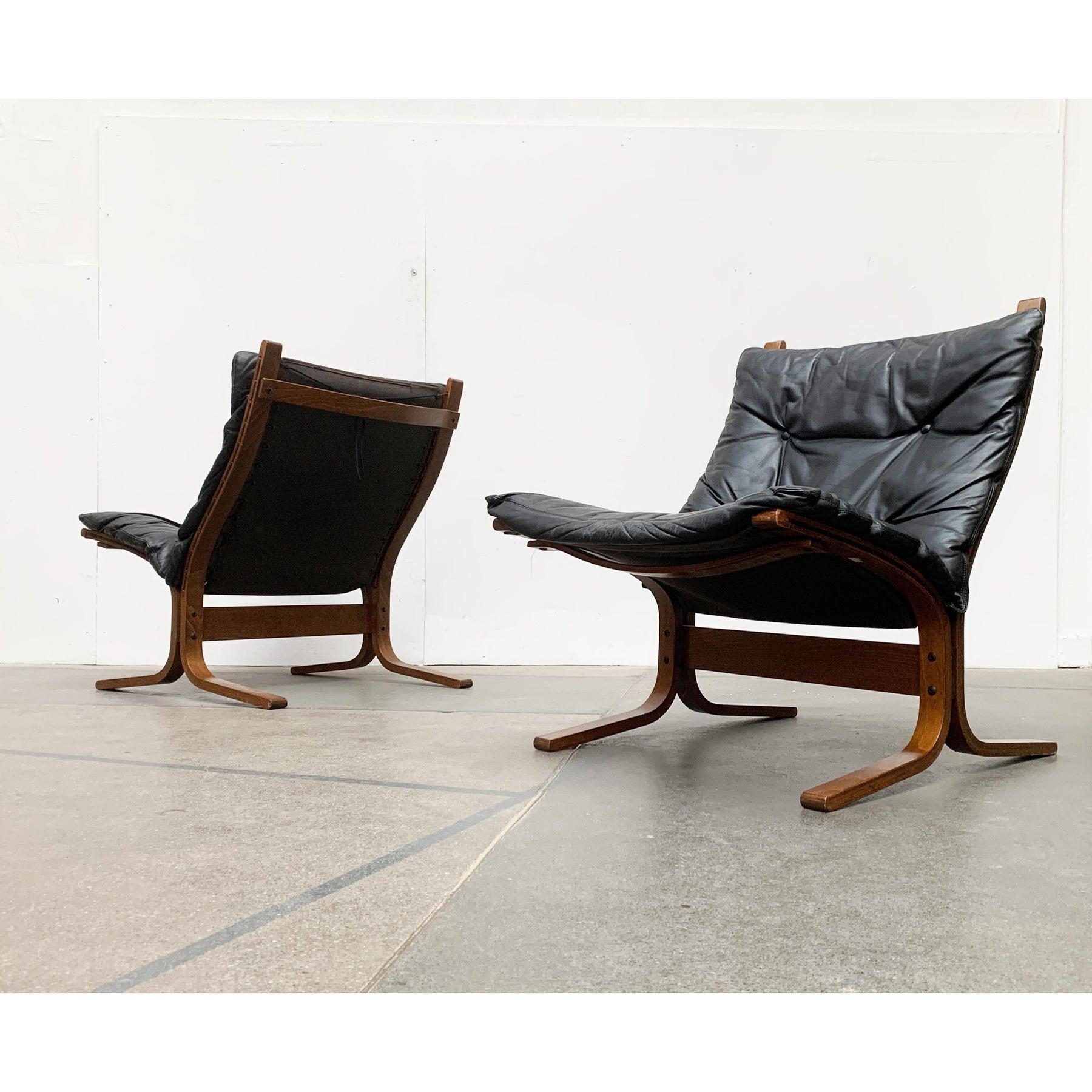20ième siècle Ensemble de 3 chaises longues norvégiennes Siesta du milieu du siècle dernier et de tables d'appoint en verre en vente
