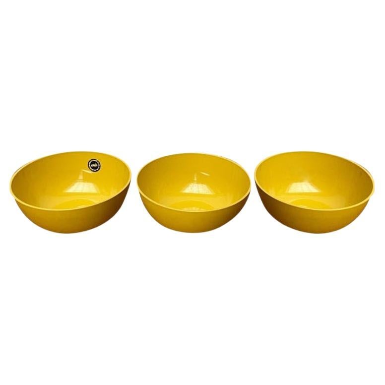 Set of 3 Mid-Century Space Age Bowls from Emsa, 1960s