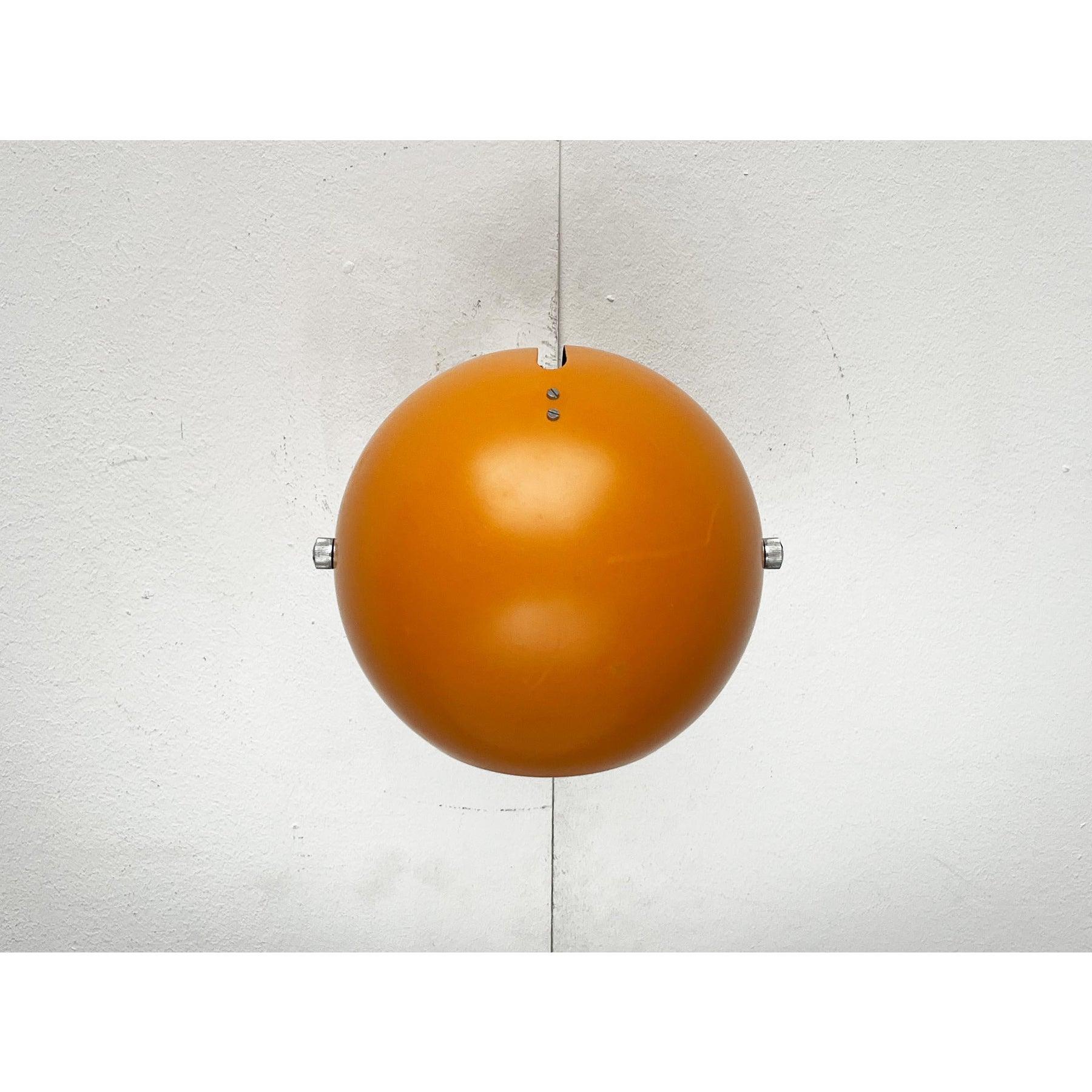 Set of 3 Mid-Century Space Age Yellow Ball Wall Lamps from Louis Poulsen, 1960s For Sale 5