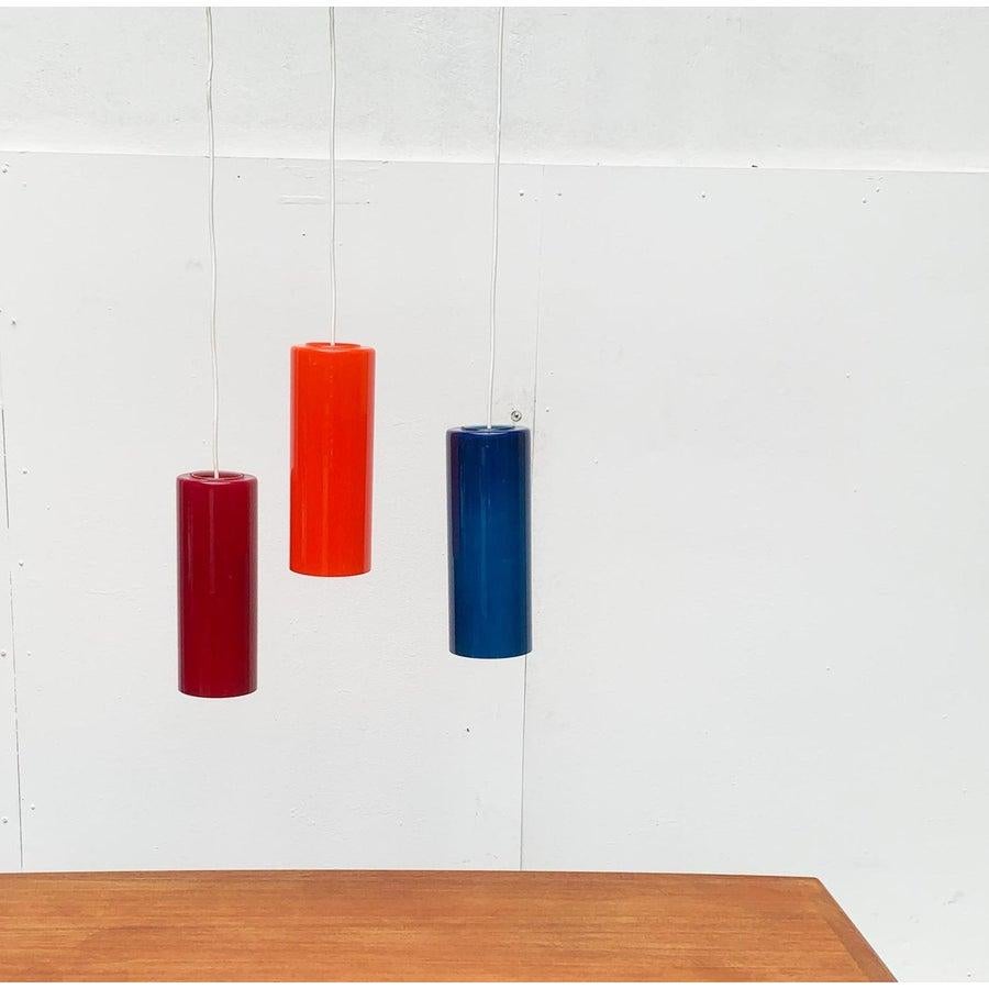 3 schwedische P 299 Glas-Hängeleuchten aus der Mitte des Jahrhunderts von Max Brüel , 1960er Jahre (20. Jahrhundert) im Angebot