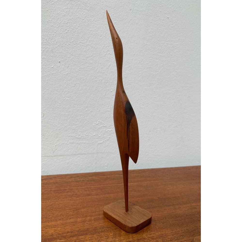 Set di 3 uccelli in teak di metà secolo, anni '60 in vendita 5