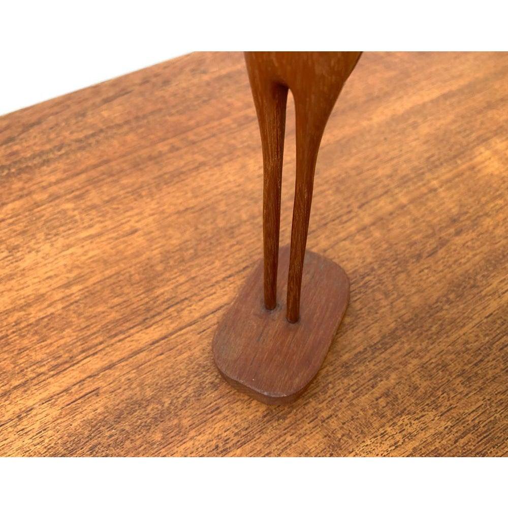 Set di 3 uccelli in teak di metà secolo, anni '60 in vendita 2