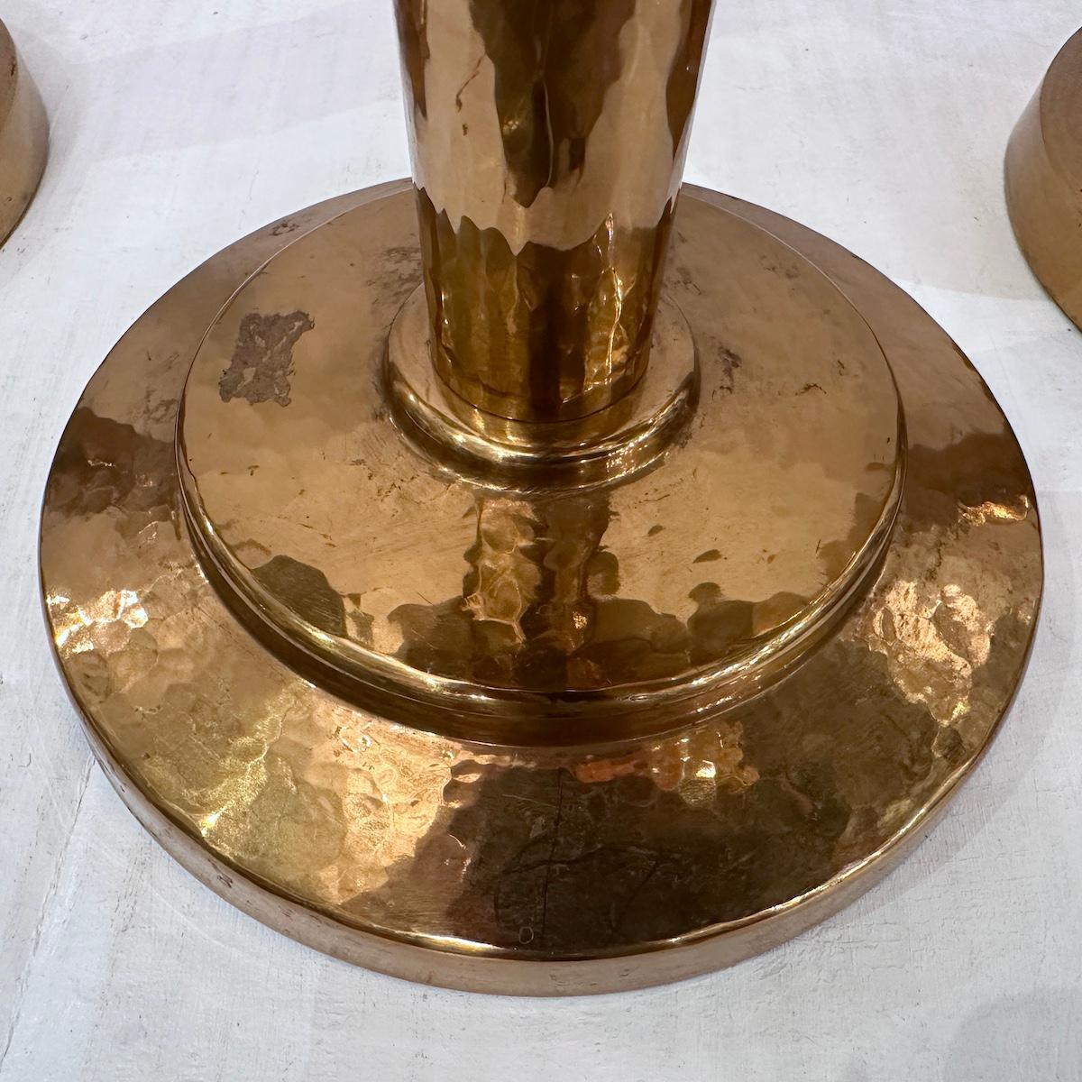 Danish Set of 3 Midcentury Candlesticks For Sale