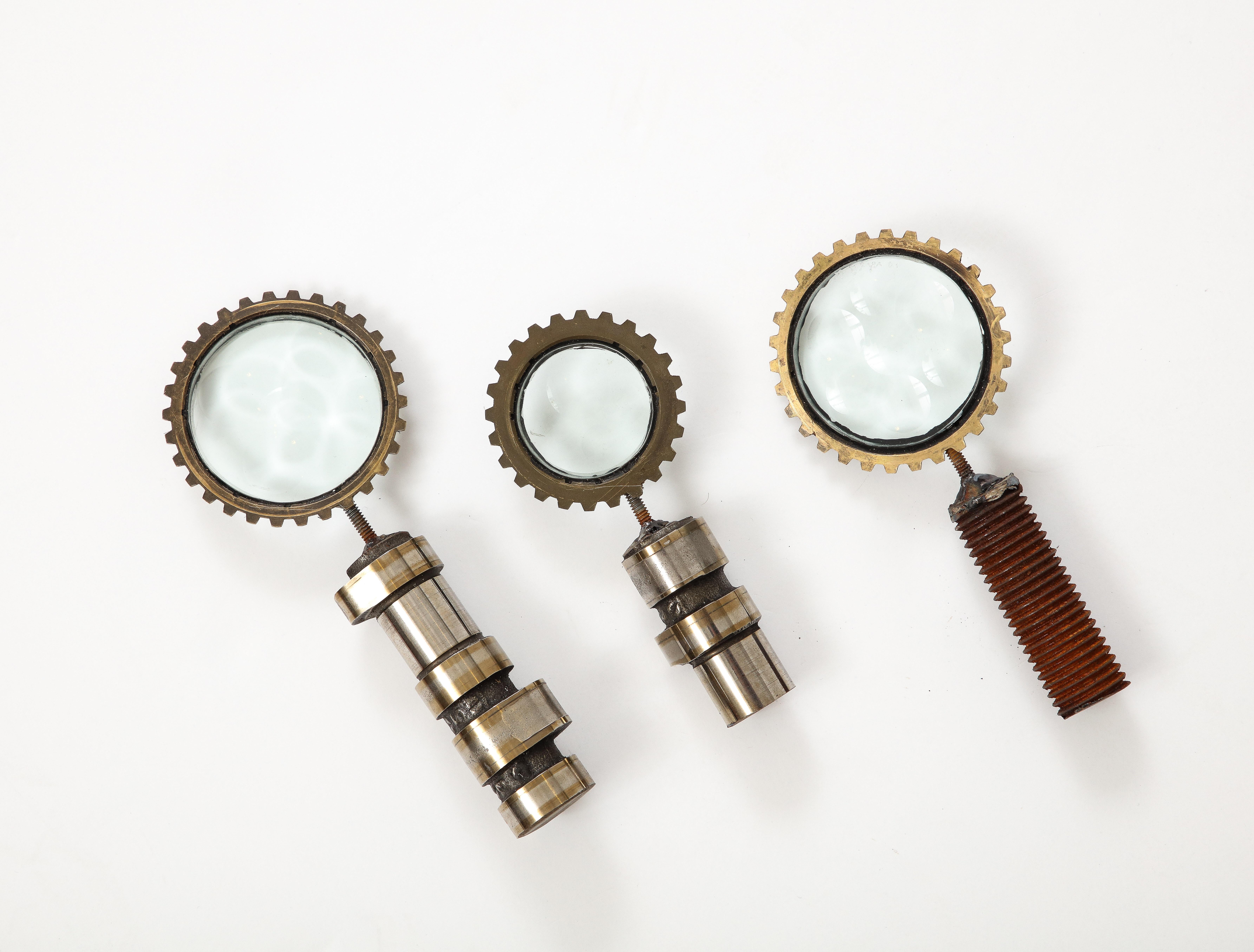 Set von 3 Mini- Magiscopesken, Feliciano-Kronleuchter (Industriell) im Angebot