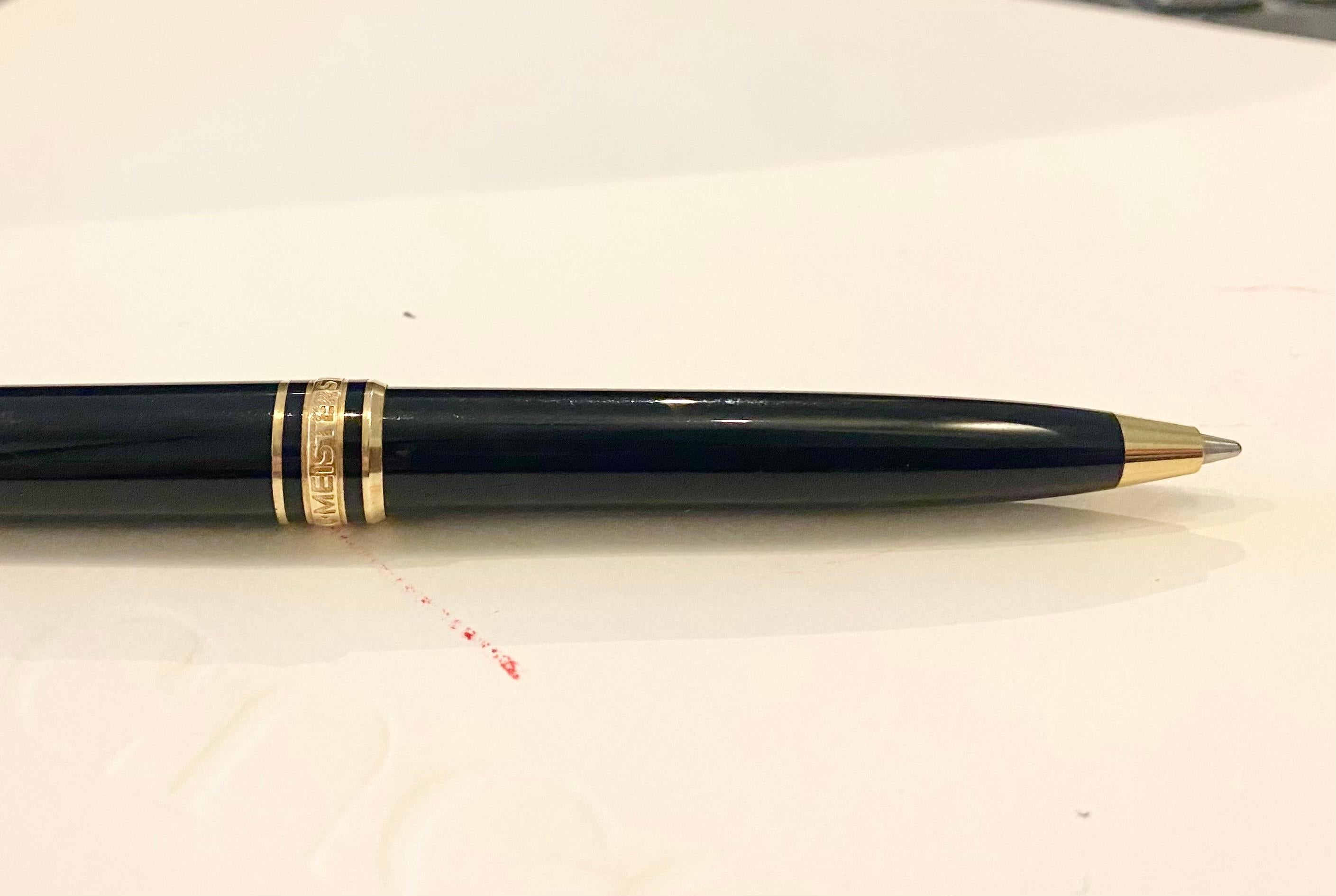 Montblanc Meisterstück Small Size Fountain Pen Mechanical Pencil Ballpoint Pen  For Sale 10