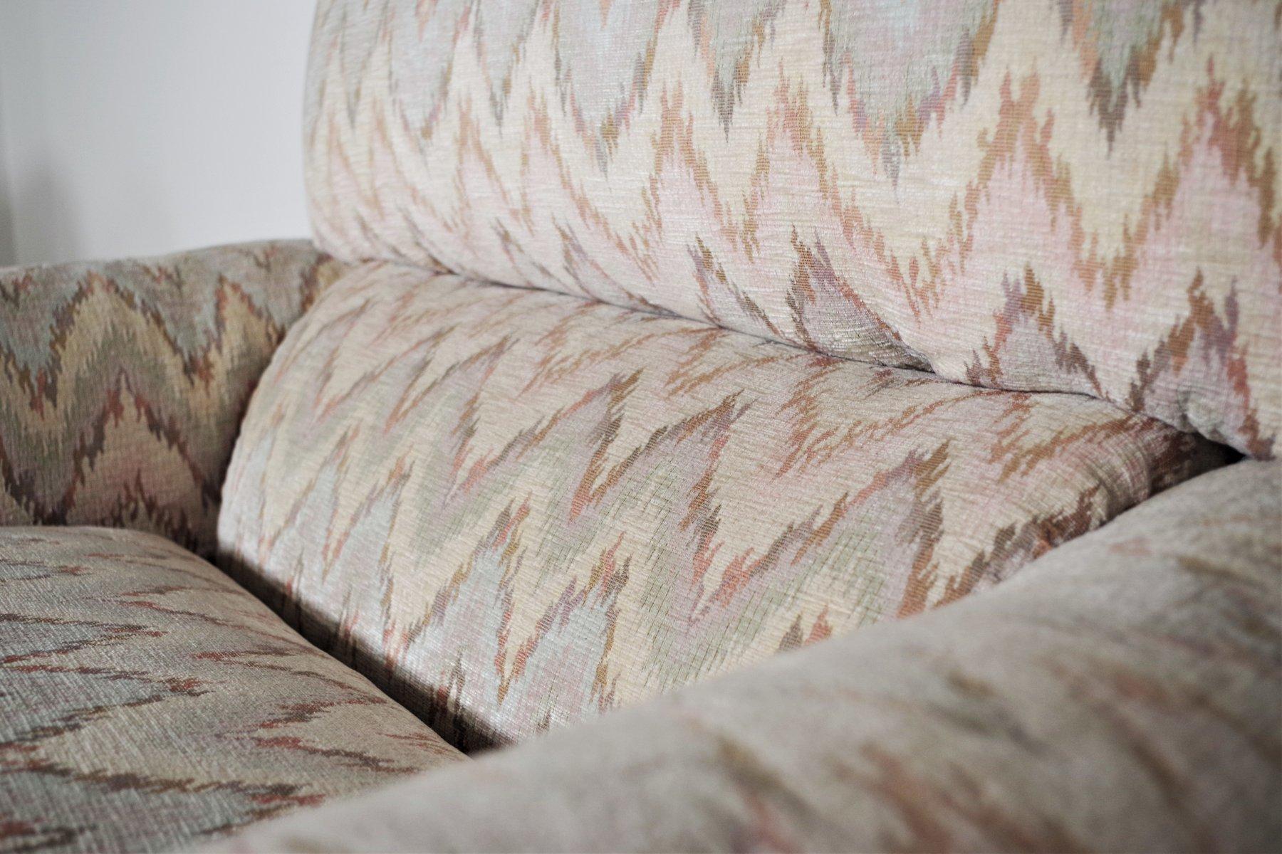 Late 20th Century Ensemble de 3 fauteuils de style Missoni, 1970 en vente