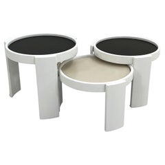 Set of 3 Model 780 Nesting Tables by Gianfranco Frattini for Cassina, 1960s