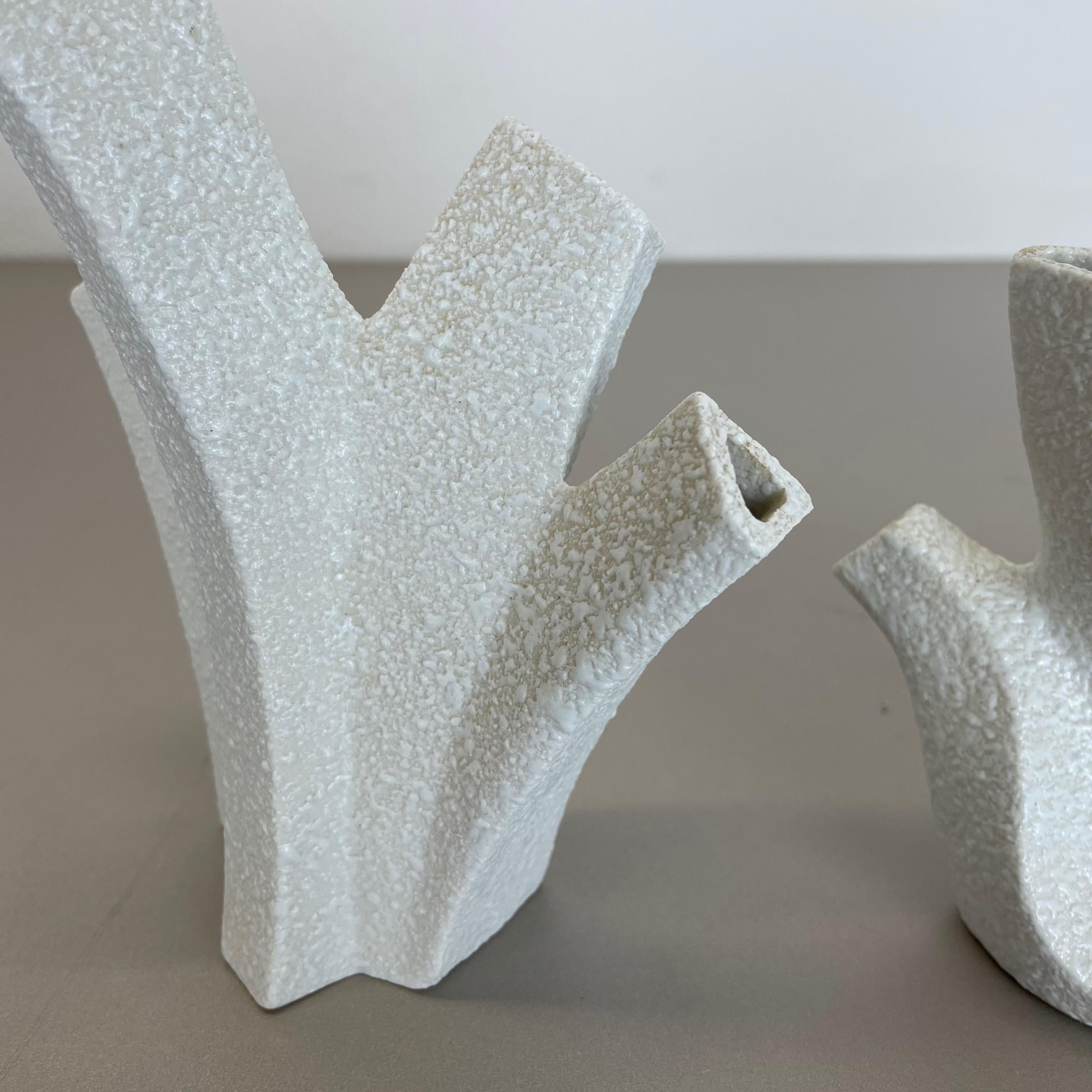 Set of 3 Modernist 1960s Vase Sculptures Peter Müller for Sgrafo Modern, Germany For Sale 2