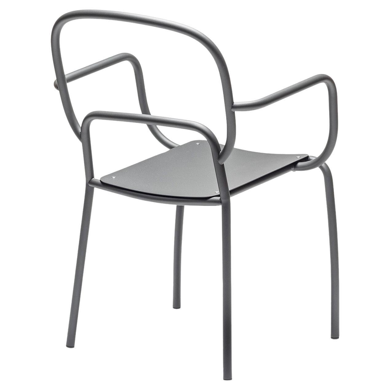 Set of 3 Moyo Gray Chair by Simone Fanciullacci & Antonio De Marco