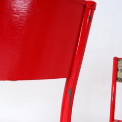 Ensemble de 3 chaises revisitées mullca 510 Charlie Hebdo