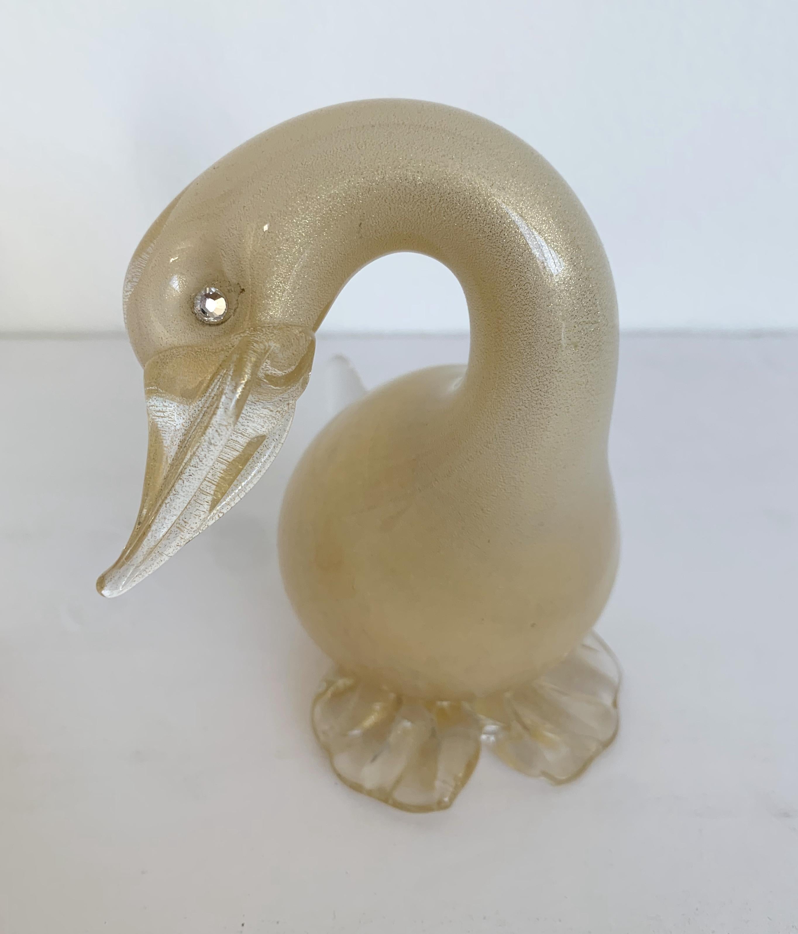 Murano Glass Set of 3 Murano Ducks For Sale