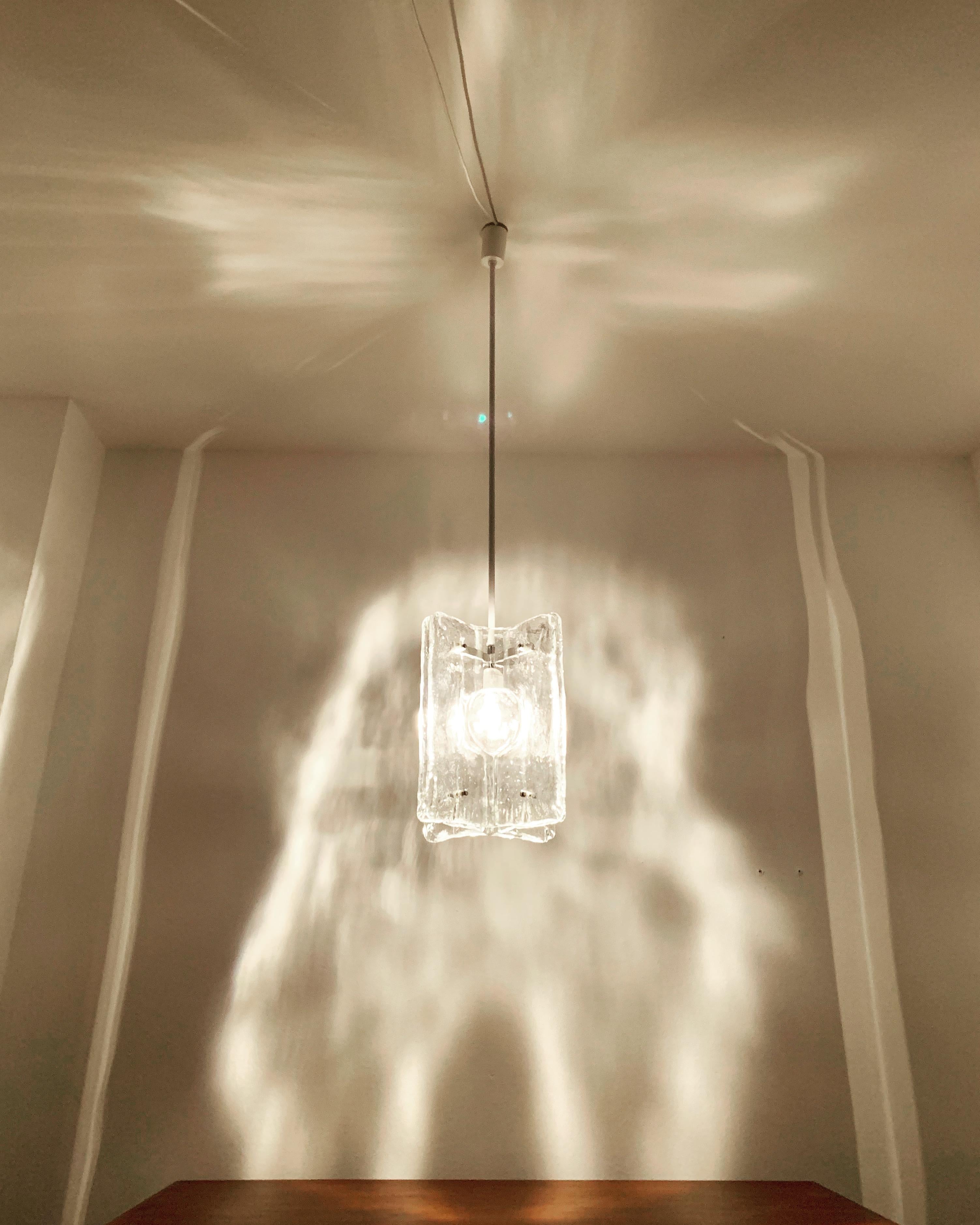 Set di 3 lampade in vetro di Murano di Salviati in vendita 4