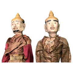 Set of 3 Myanmarese dolls